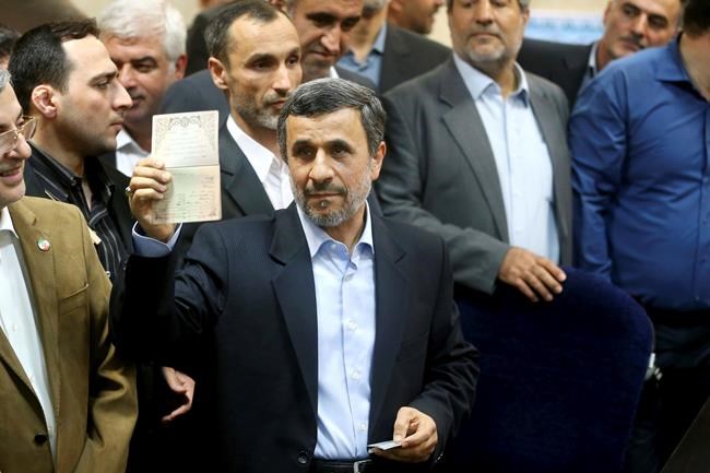 Hard-line ex-leader Ahmadinejad stuns Iran with election bid | iNFOnews.ca Hard-line ex-leader Ahmadinejad stuns Iran with election bid | iNFOnews.ca