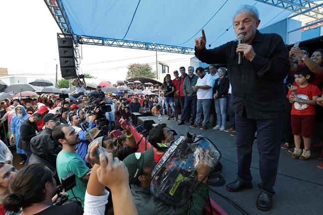 Campaign caravan of Brazil's da Silva shot at; no one hurt | iNFOnews.ca