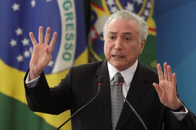 Poll: Brazil president's approval ratings hit new low, 5 pct | iNFOnews.ca