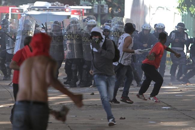 The Latest: Brazil president withdraws troops after clashes | iNFOnews.ca