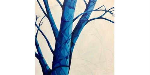“Shades of Blue” Acrylic Workshop with Shannon Wilson ~ Evening Class