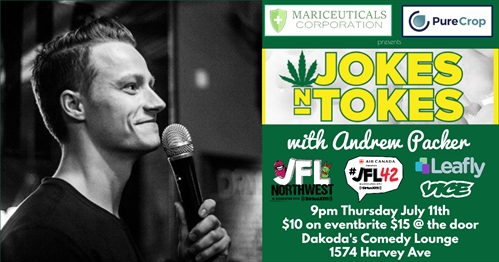 Mariceuticals & Pure Crop present Jokes N Tokes with Andrew Parker