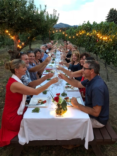 Vineyard Dinner with The View