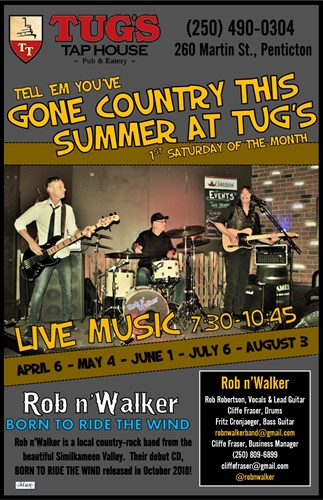 Rob n'Walker Gone Country At Tug's | iNFOnews.ca Rob n’Walker Gone Country At Tug’s