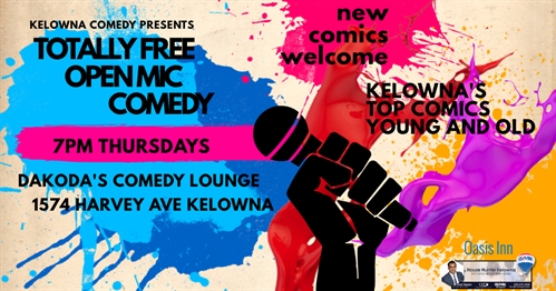 Totally Free Open Mic Comedy at Dakoda's | iNFOnews.ca Totally Free Open Mic Comedy at Dakoda’s