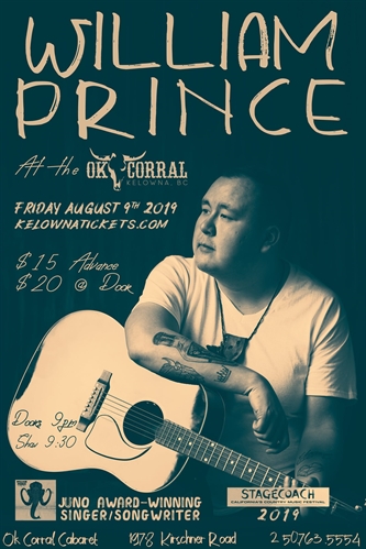 William Prince with special guest Teigen Gayse