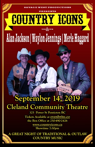 Country Icons: Tribute to Alan Jackson, Waylon Jennings & Merle Haggard