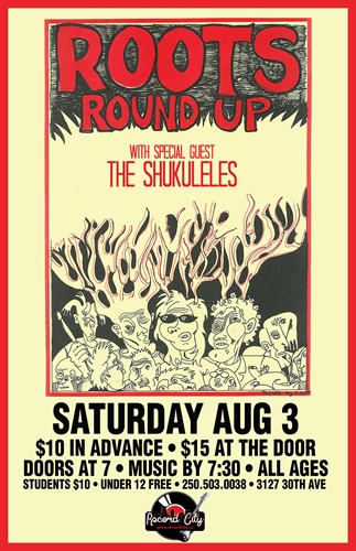 Roots Round Up and the Shukuleles /ska rock reggae Dance party | iNFOnews.ca Roots Round Up and the Shukuleles /ska rock reggae Dance party