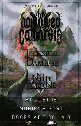 The Hallowed Catharsis, Technical Damage, NFIF at Muninn’s Post