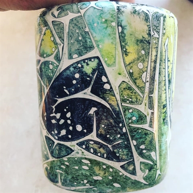 Alcohol Inks on 3D Surfaces