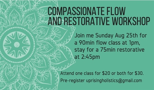 Aug Yoga Workshop