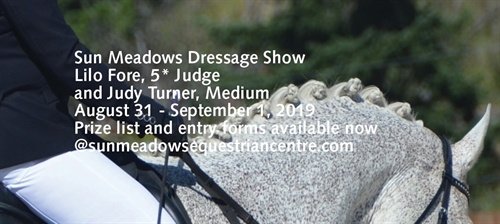 Sun Meadows Dressage Show Aug 31-Sept 1 | iNFOnews.ca Sun Meadows Dressage Show Aug 31-Sept 1