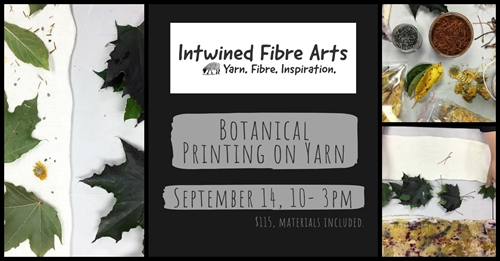 Botanical Printing on Yarn | iNFOnews.ca Botanical Printing on Yarn