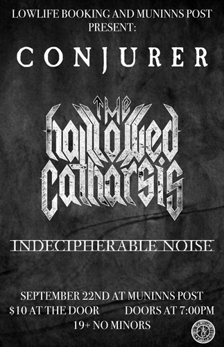 Conjurer, The Hallowed Catharsis, and Indecipherable Noise | iNFOnews.ca Conjurer, The Hallowed Catharsis, and Indecipherable Noise