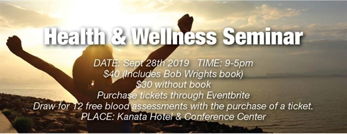Health and Wellness Seminar | iNFOnews.ca Health and Wellness Seminar