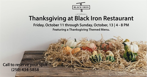 Thanksgiving at Black Iron Restaurant | iNFOnews.ca Thanksgiving at Black Iron Restaurant
