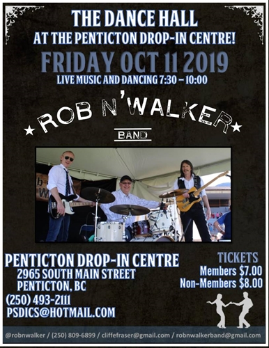 Rob n'Walker at The Dance Hall - Penticton DropInn | iNFOnews.ca Rob n’Walker at The Dance Hall – Penticton DropInn