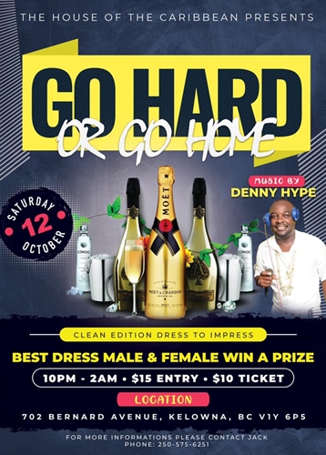 Go hard or go home party