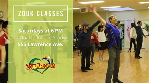Saturday ZOUK Classes! 6 weeks session of modern social dance!