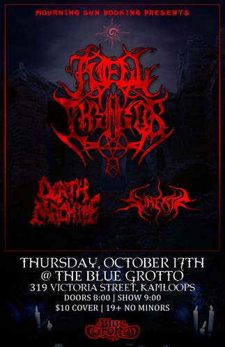 Fjell Thyngor, Death Machine and Svneatr at The Blue Grotto