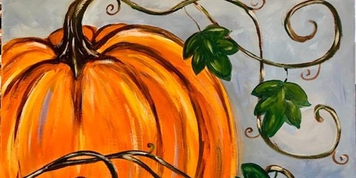 Paint and Sip Orange Fall Pumpkin October 20th | iNFOnews.ca Paint and Sip Orange Fall Pumpkin October 20th