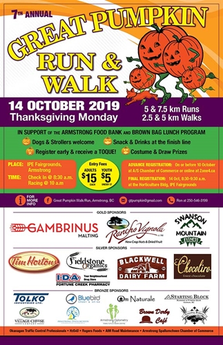 7th Annual Great Pumpkin Run & Walk