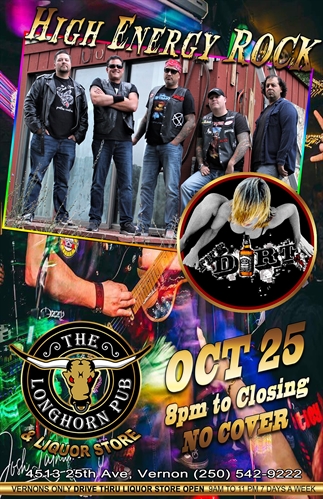 The Dirt Live at The Longhorn Pub | iNFOnews.ca The Dirt Live at The Longhorn Pub