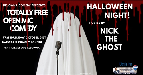 Halloween Totally Free Open Mic Comedy | iNFOnews.ca Halloween Totally Free Open Mic Comedy