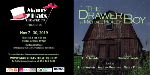 The Drawer Boy by Michael Healey, A Many Hats Theatre Production | iNFOnews.ca The Drawer Boy by Michael Healey, A Many Hats Theatre Production