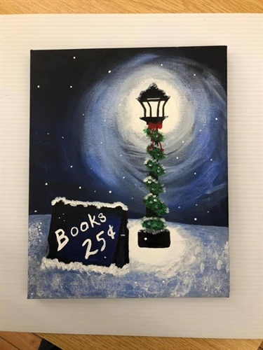 Winter Acrylic Painting- Falkland | iNFOnews.ca Winter Acrylic Painting- Falkland