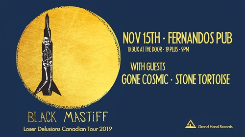 Stone Tortoise, Gone Cosmic, and Black Mastiff | iNFOnews.ca Stone Tortoise, Gone Cosmic, and Black Mastiff