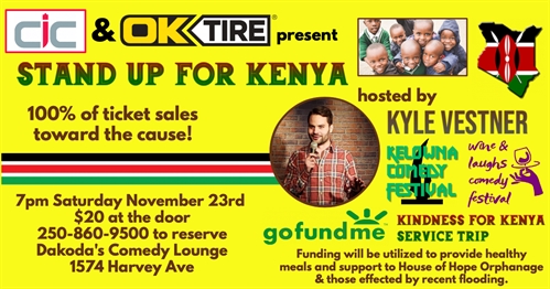 CIC & OK Tire present Stand Up for Kenya