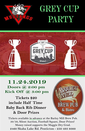 GREY CUP PARTY !
