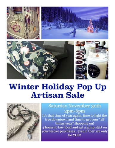 Annual Winter Holiday Pop Up Sale | iNFOnews.ca Annual Winter Holiday Pop Up Sale