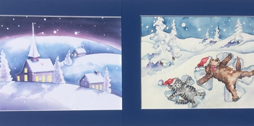 Watercolour Workshop with Janice – Christmas Spirit