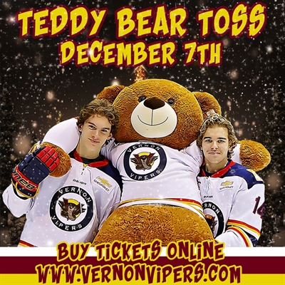 Vernon Vipers Teddy Bear Toss