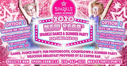 New Year's Sparkle Dance & Slumber Party for Girls Age 6-12 | iNFOnews.ca New Year’s Sparkle Dance & Slumber Party for Girls Age 6-12