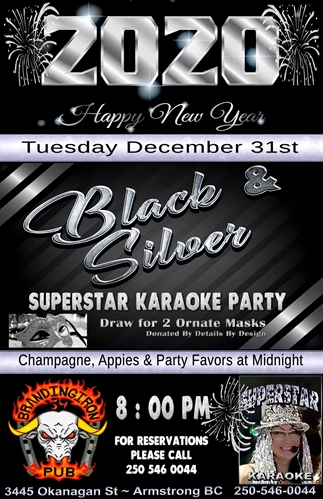 Black & Silver New Years Eve Party