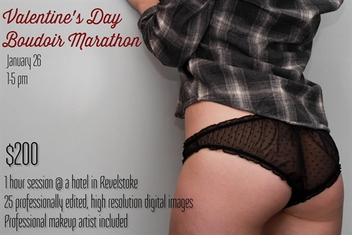 Valentine's Day Boudoir Marathon | iNFOnews.ca Valentine’s Day Boudoir Marathon