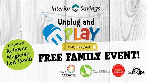 Interior Savings Unplug and Play - Free Family Event | iNFOnews.ca Interior Savings Unplug and Play – Free Family Event