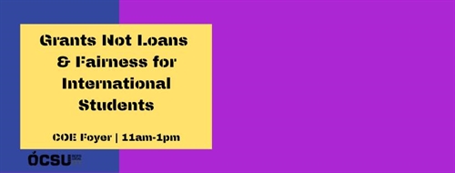 Grants not Loans & Fairness for International Students | iNFOnews.ca Grants not Loans & Fairness for International Students