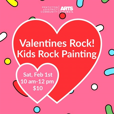 PDCAC Presents Valentines Rock! Kids Rock Painting
