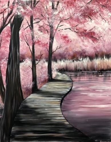 A Stroll through Fields of Pink