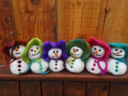 Needle Felting Workshop - Snowmen | iNFOnews.ca Needle Felting Workshop – Snowmen