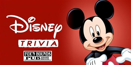 Disney Movie Trivia Night at Fox'n Hounds Kamloops! | iNFOnews.ca Disney Movie Trivia Night at Fox’n Hounds Kamloops!