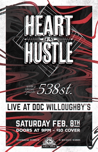Heart & Hustle Live at Doc Willoughby’s!
