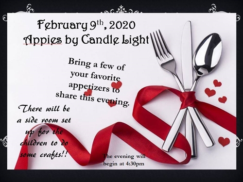 Appies by Candle Light