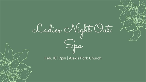 Ladies Night Out: Time to Relax