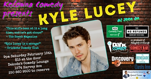 Kelowna Comedy presents Kyle Lucey