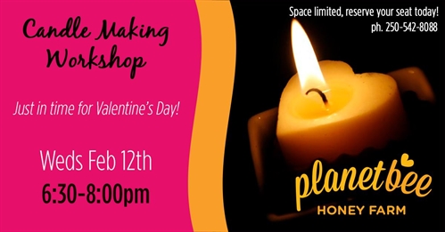 Valentine’s Day Candle Making Class